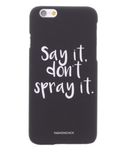 Fashionchick Don't Spray It Hardcover Black iPhone 6/6S