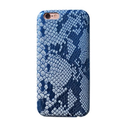 Apple iPhone 6 / 6S Slangen Design Hardcase Hoesje - Blauw