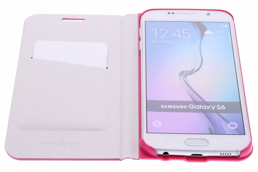 Anymode Booktype Samsung S6 - Roze JustXL