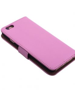 iPhone 6 Lederen booktype hoes - Roze