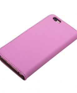 iPhone 6 Lederen booktype hoes - Roze
