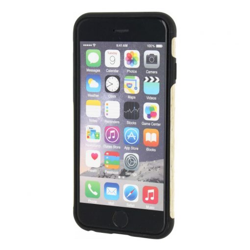 Xccess Wooden TPU Case Oak Slate White iPhone 6/6S