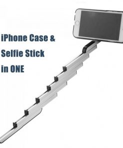 Apple iPhone 6 / 6s Stikbox Selfie Hoesje Blauw -125873