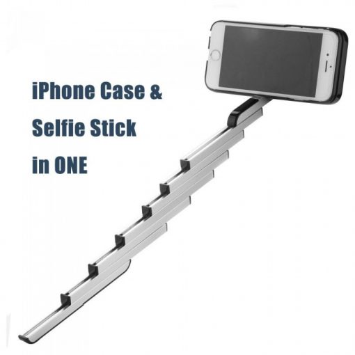 Apple iPhone 6 / 6s Plus Stikbox Selfie Hoesje Blauw -125881