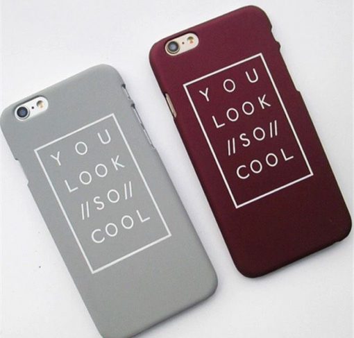 Apple iPhone 6 / 6S Plus Hardcase "You look so cool"-0