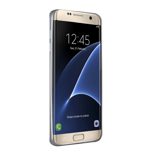 Samsung Galaxy S7 Edge Transparant Bumper Hoesje Zilverkleurig