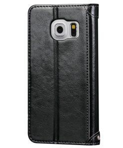 Samsung Galaxy S7 Edge Wallet Hoesje Zwart