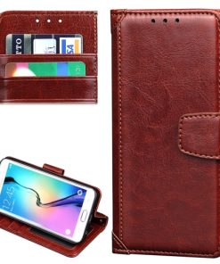 Samsung Galaxy S7 Edge Wallet Hoesje Bruin