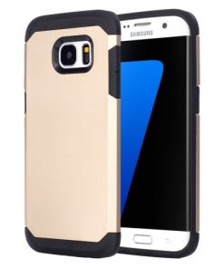 Samsung Galaxy S7 Edge Armor Hoesje Goudkleurig