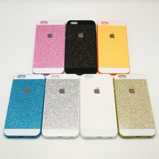 Apple iPhone 6/6s Plus Glitter Hoes Roze-126302