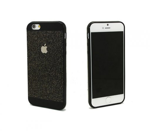 Apple iPhone 6/6s Plus Glitter Hoes Zwart-0