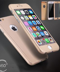 Apple iPhone 7 360 bescherming hardcase Goud-126422