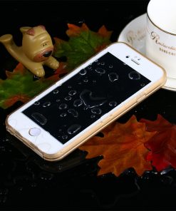 Ultradunne Waterdichte Hoes voor Apple iPhone 6/6S Beige/Wit-0