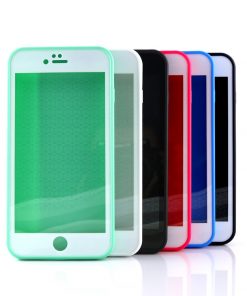 Ultradunne Waterdichte Hoes voor Apple iPhone 6/6S Plus Roze/Wit-126509