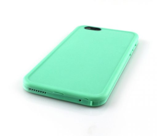 Ultradunne Waterdichte Hoes voor Apple iPhone 6/6S Plus Groen/Wit-126587
