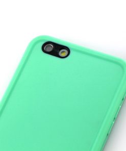 Ultradunne Waterdichte Hoes voor Apple iPhone 6/6S Plus Groen/Wit-126571