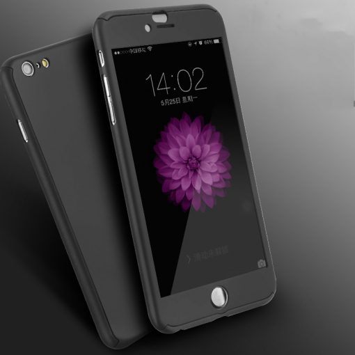 Apple iPhone 7 360 bescherming hardcase Metallic Rood-126452