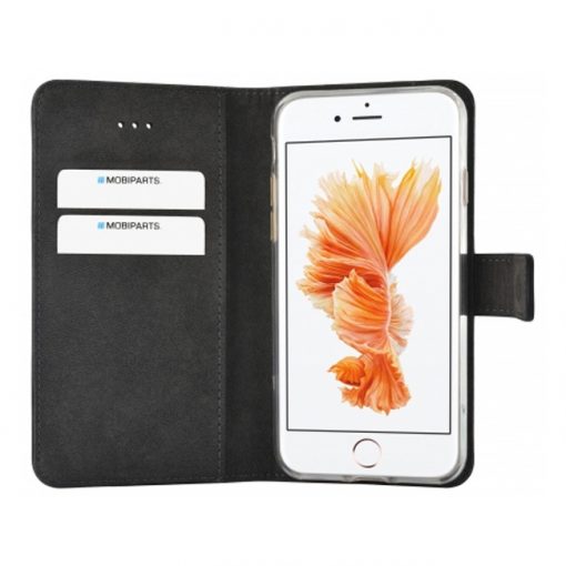 Mobiparts Premium Wallet TPU Case Black iPhone 7-0