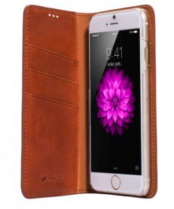 Melkco Book Case Herman Orange/Brown iPhone 6/6S
