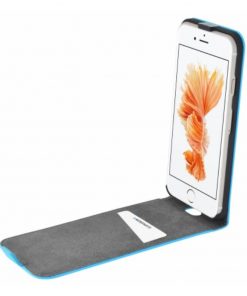 Mobiparts Premium Flip Case Light Blue iPhone 7