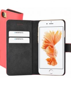 Mobiparts Premium Wallet Case Peach Pink iPhone 7