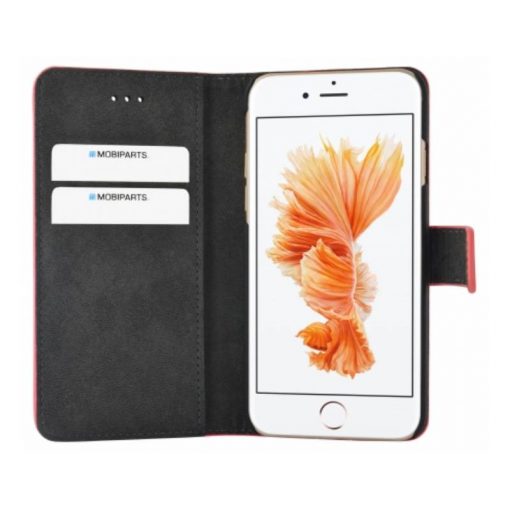 Mobiparts Premium Wallet Case Peach Pink iPhone 7