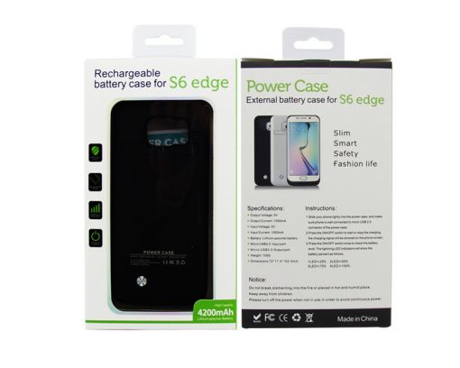 Samsung Galaxy S7 Edge Powercase 6800 mAh Zwart-127225