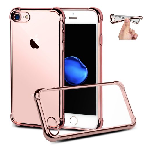 Apple iPhone 6S RosÃ© Goud Transparante Flexibele Cover