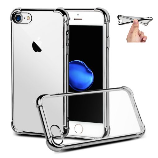 Apple iPhone 6S Zilver Transparante Flexibele Cover