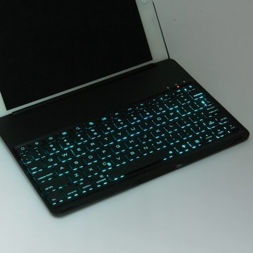 iPad Air 2 Bluetooth Keyboard Aluminium Case Zwart 1