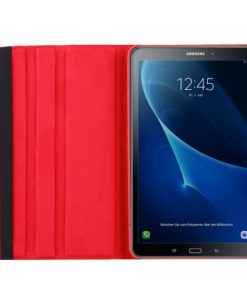 Samsung Galaxy Tab A 10.1 PU-Lederen 360 Cover Rood