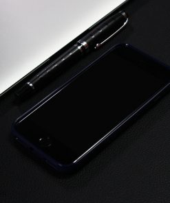 Carbon Look TPU Hoesje Apple iPhone 7 Plus Zwart