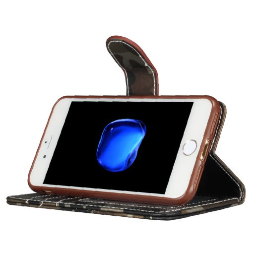 Legerprint Flipcase Apple iPhone 6/6S Plus Metallic Bruin