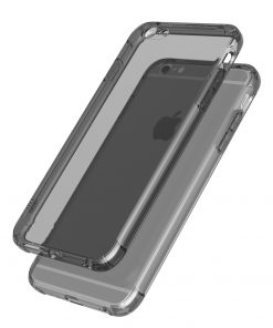 Apple iPhone 6/6S Plus Ultra Beschermend TPU Hoesje Smokey Black-127710