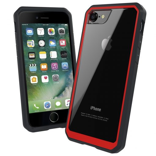 Apple iPhone 7 Supcase Unicorn Beetle Hoesje Zwart & Rood
