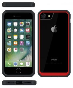 Apple iPhone 6 / 6S Supcase Unicorn Beetle Hoesje Zwart & Rood