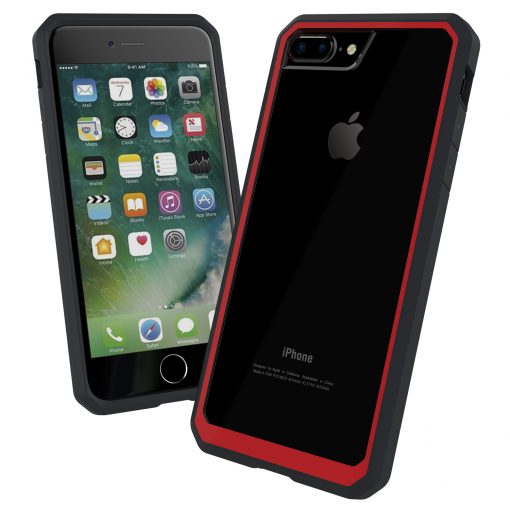 Apple iPhone 7 Plus Supcase Unicorn Beetle Hoesje Zwart & Rood