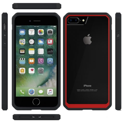 Apple iPhone 6 / 6S Plus Supcase Unicorn Beetle Hoesje Zwart & Rood