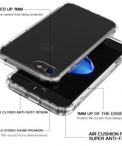 Apple iPhone 6/6S Ultra Beschermend TPU Hoesje Transparant-127704