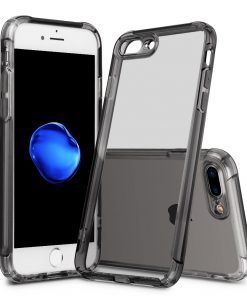 Apple iPhone 7 Plus Ultra Beschermend TPU Hoesje Smokey Black-0