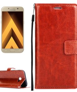 Samsung Galaxy A3 (2017) Wallet Hoesje Bruin