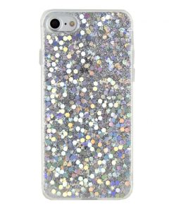 Xccess Sparkling TPU Case Silver iPhone 7