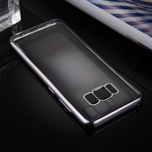 Samsung Galaxy S8 Transparant Bumper Hoesje Grijs