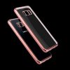 Samsung Galaxy S8 Transparant Bumper Hoesje Roze Goudkleurig 3