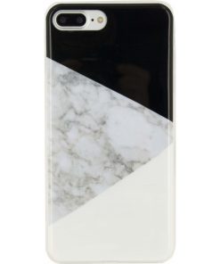 Xccess TPU Case Apple iPhone 7 Plus Triangular Marble Design Black-0