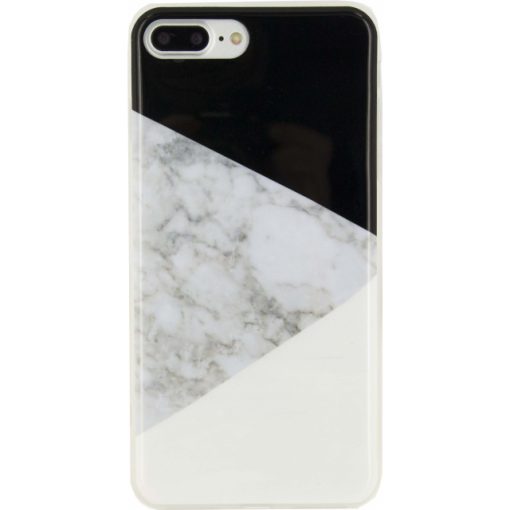 Xccess TPU Case Apple iPhone 7 Plus Triangular Marble Design Black-0