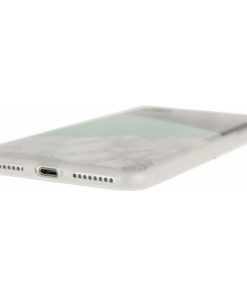 Xccess TPU Case Apple iPhone 7 Plus Triangular Marble Design Turquoise-131433