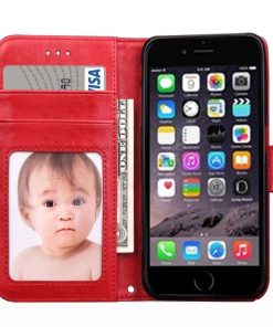 iPhone 7 Wallet Hoesje Rood