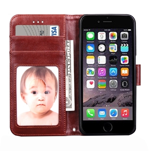 iPhone 7 Wallet Hoesje Bruin