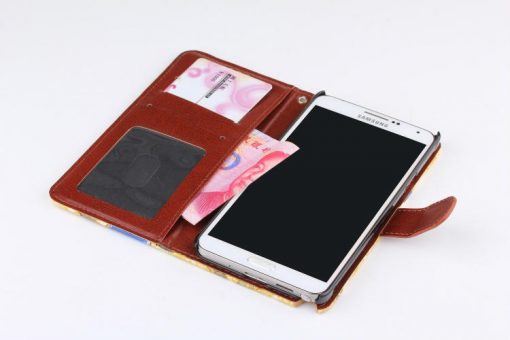 Samsung Galaxy Note 4 Wallet Case Gebloemd